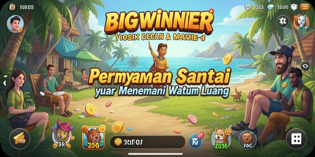 Tampilan gameplay yang seru dan menghibur dalam BIGWINNER.