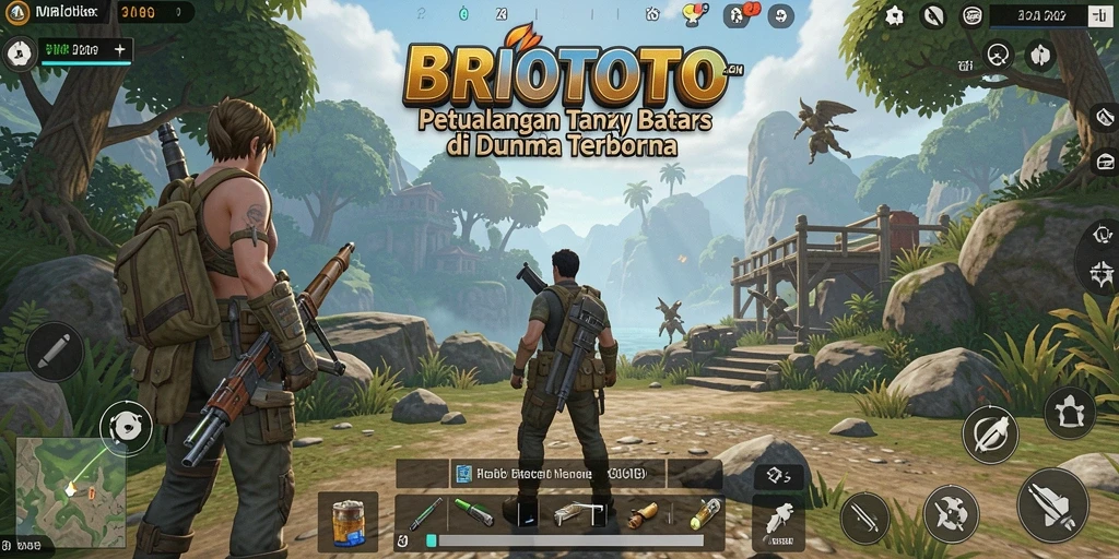 Tampilan gameplay seru di dunia terbuka BRIOTOTO.