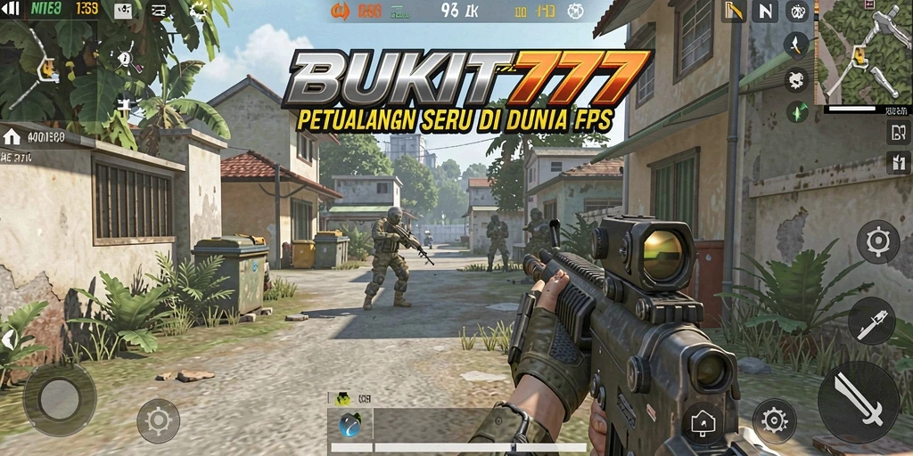 Gameplay seru BUKIT777 di medan perang FPS.