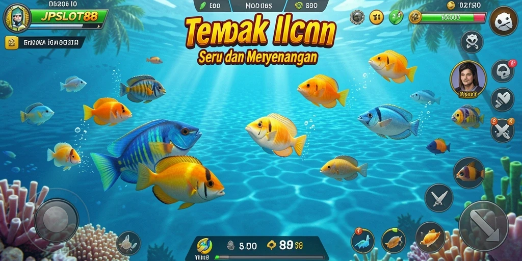 Gameplay menarik saat menembak ikan di JPSLOT88.