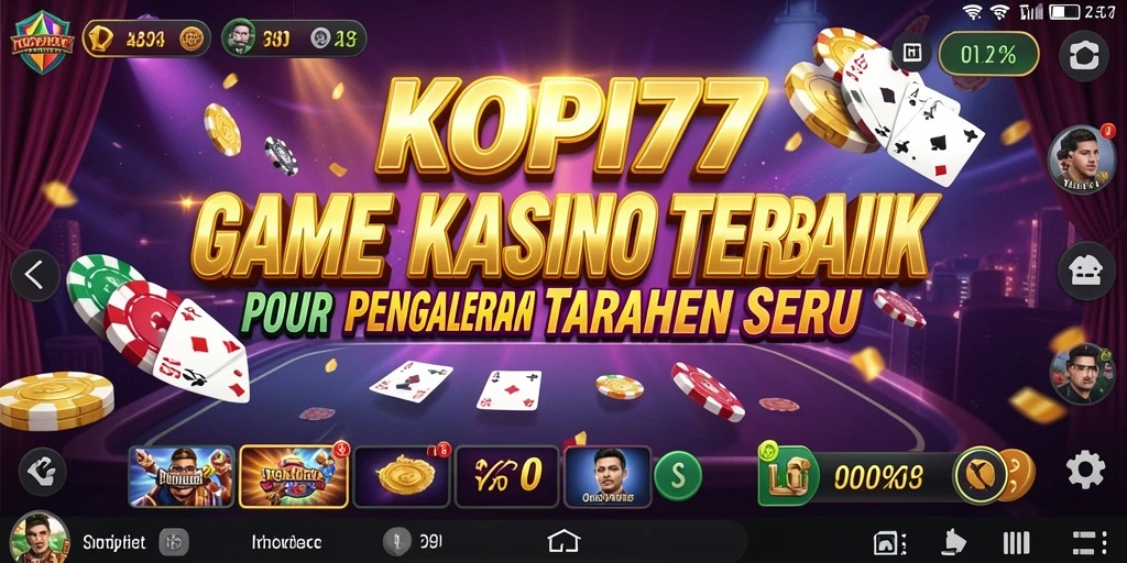 Tangkapan layar KOPI77 menunjukkan permainan kasino yang menarik dan seru.