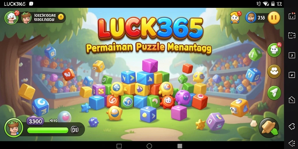 Tampilan gameplay LUCK365 dengan teka-teki menarik dan interaktif.