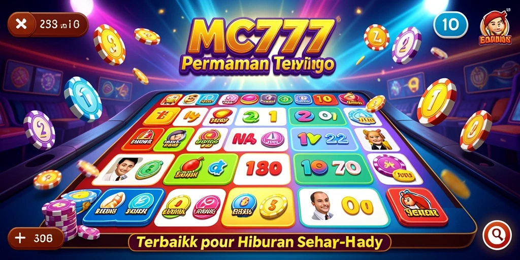 Screenshot MC777 menunjukkan gameplay Bingo yang seru dan interaktif.
