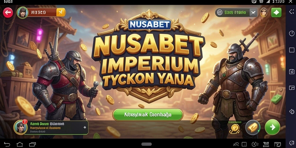 Tampilan gameplay NUSABET yang menarik dan interaktif.