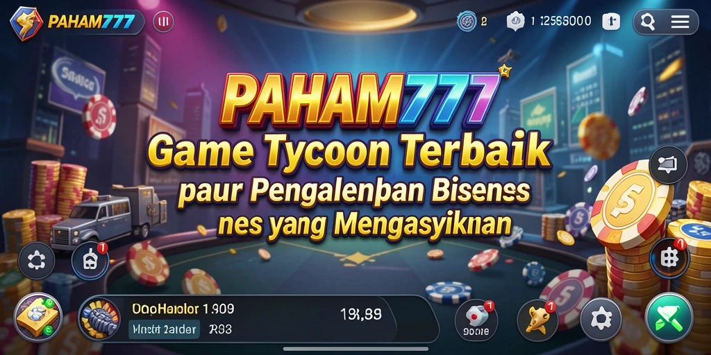Screenshot gameplay PAHAM777 menunjukkan pengalaman Tycoon yang mengasyikkan.