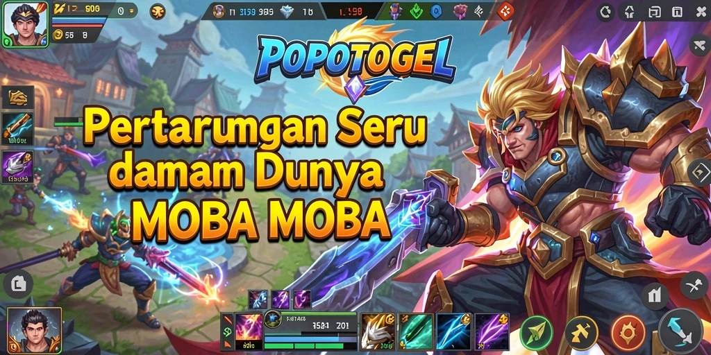 Tampilan seru gameplay <strong>POPOTOGEL</strong> dengan aksi tim yang mendebarkan.