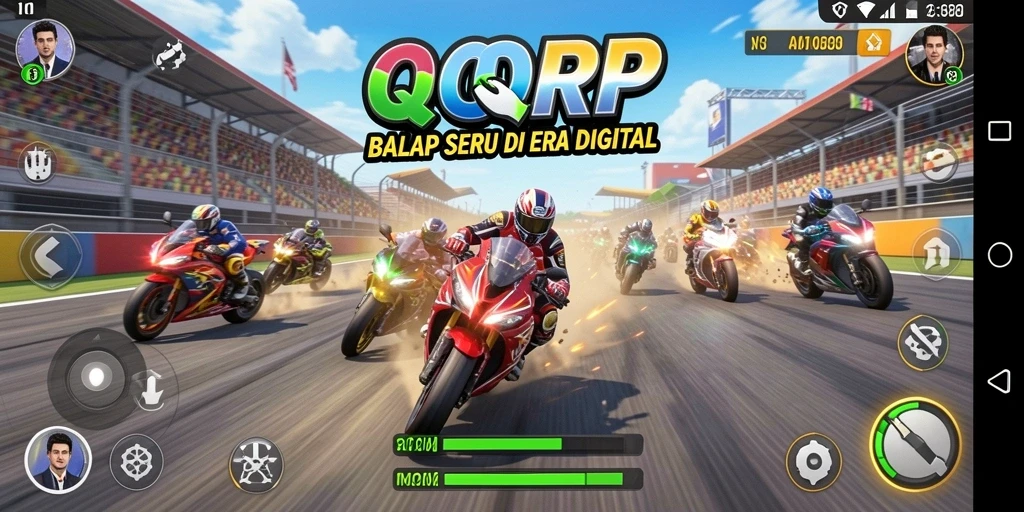 Gameplay intens dengan grafis balapan yang menakjubkan.