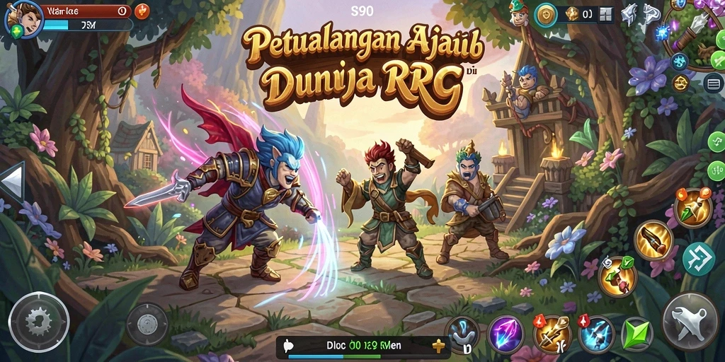 Tampilan gameplay RPG yang mendebarkan di dunia S80.