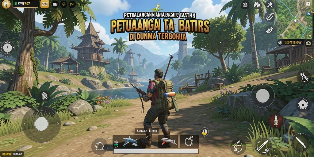 Tampilan gameplay SPIN707 yang seru dalam dunia Open World.