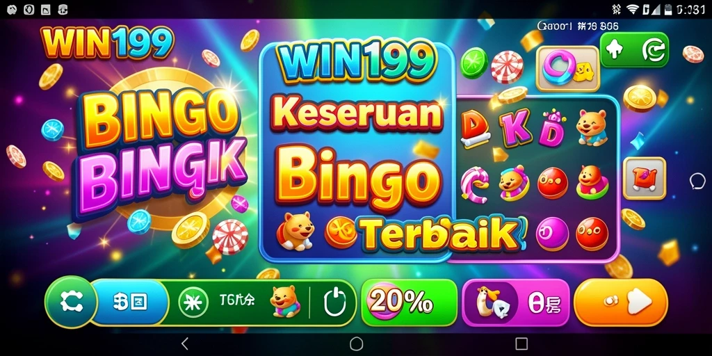 Tampilan gameplay Bingo yang seru dan interaktif di WIN199.