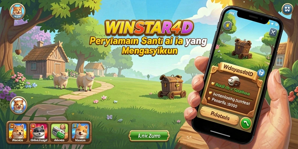 Tampilan menarik yang menunjukkan gameplay santai WINSTAR4D.