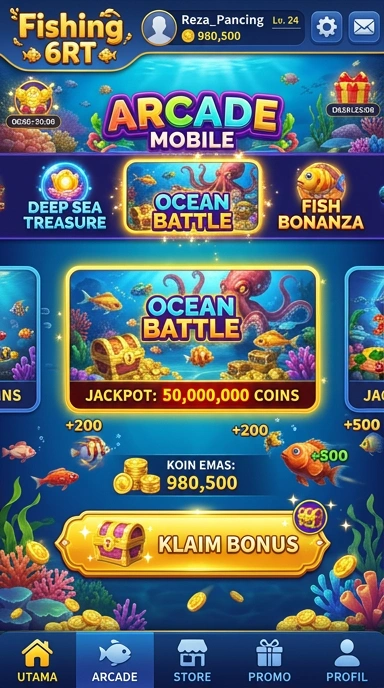 Tampilan antarmuka aplikasi 6rt yang sederhana dan menarik.